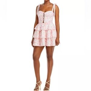 🌸 Bardot Laurie Linen Floral Mini Dress 🌸